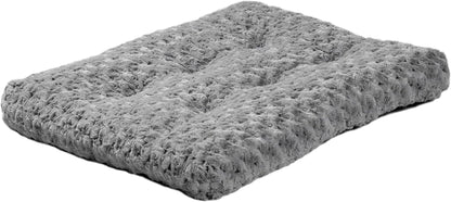 Midwest Homes for Pets Small Quiettime Deluxe Gray Ombré Swirl Plush Pet Bed, 55