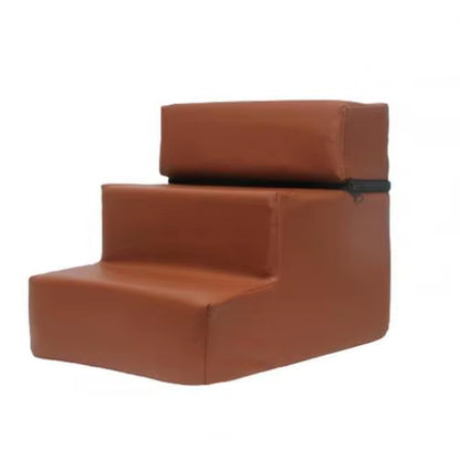 55% Dropshipping! ！Pet Ladder Cover Detachable Faux Leather Non-Slip Dog Ramp Stairs Pet Stairs Cover Pet Steps Case for Puppy