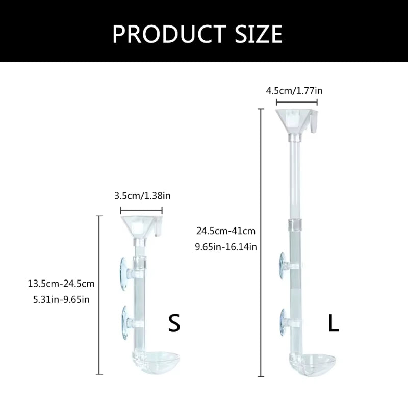 Adjustable Fish Tanks Feeders Set Automatic Fish Feeders Pet Fish Care Product