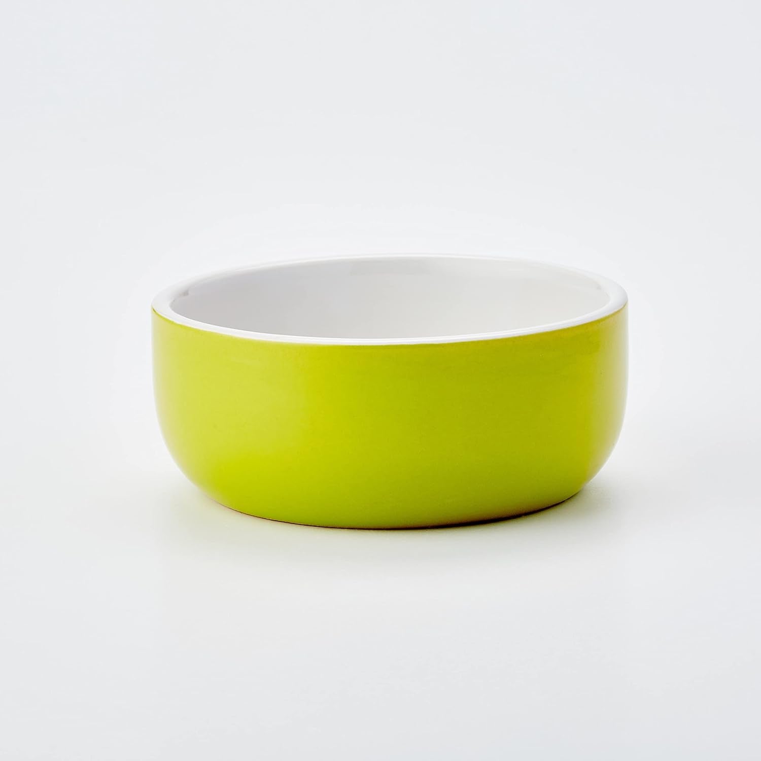 Nobby Rodent Ceramic Bowl Rabbit Green/White Diameter 11 Cm X 4.5 Cm Pack of 1