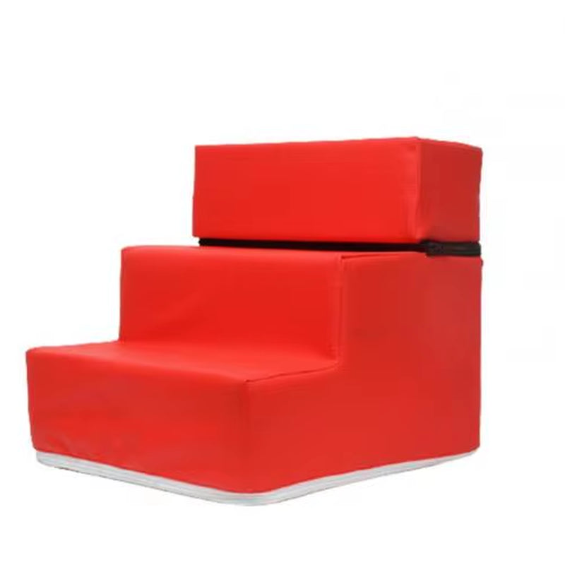 55% Dropshipping! ！Pet Ladder Cover Detachable Faux Leather Non-Slip Dog Ramp Stairs Pet Stairs Cover Pet Steps Case for Puppy