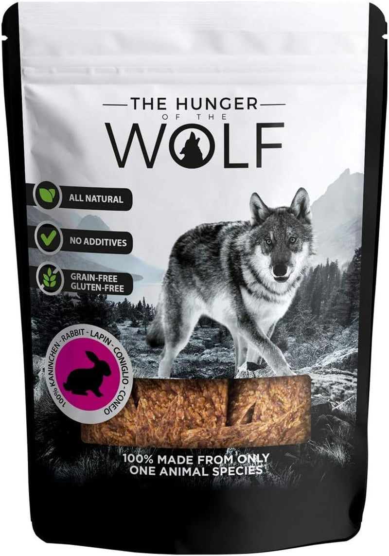 The Hunger of the Wolf Meat Snack for Dogs - for All Adult Breeds, 100% Fresh Ra